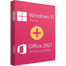 Windows 11 Home ve Office 2021 Pro Plus 32-64 Bit Türkçe-İngilizce Global Destekli